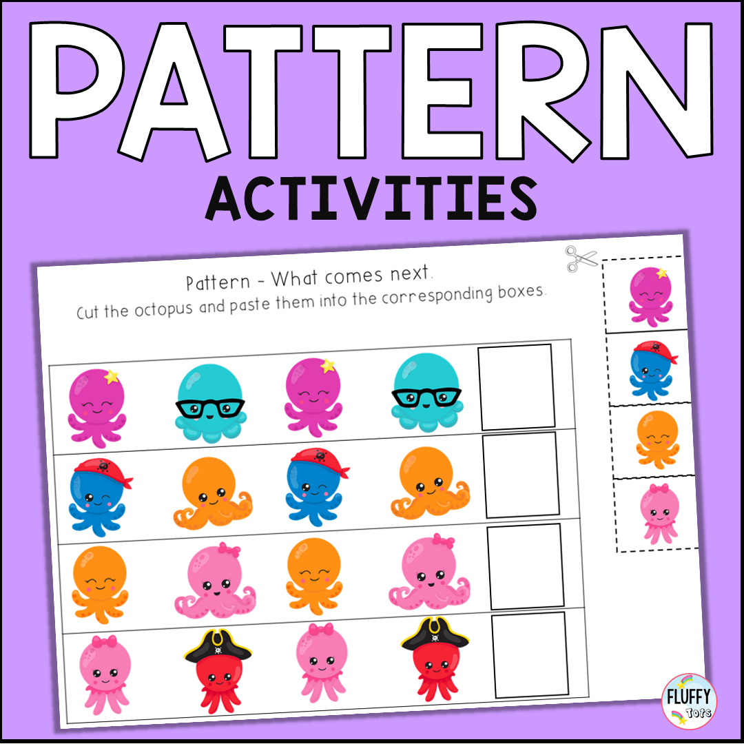 Preschool Printables Activities - FluffyTots