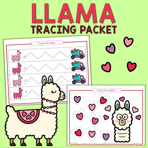 easy-to-use-valentine-llama-tracing-printables-for-preschool-fluffytots