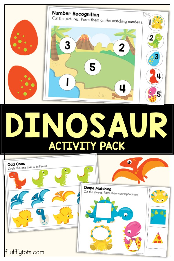 dinosaur printables kindergarten